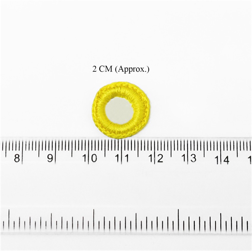 18 mm Crochet Rings Combo Pack for Embroidery and Craft Purpose 100 Pieces