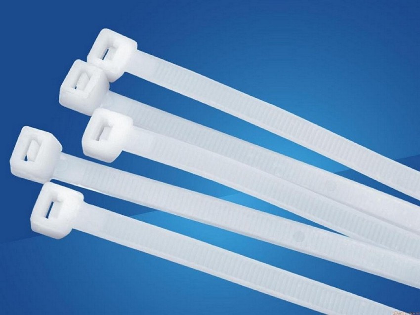 ECOBO Durable 4 Inch Long White Nylon Cable Zip Ties (Pack of 100) Plastic  Hook & Loop Cable Tie Price in India - Buy ECOBO Durable 4 Inch Long White  Nylon Cable