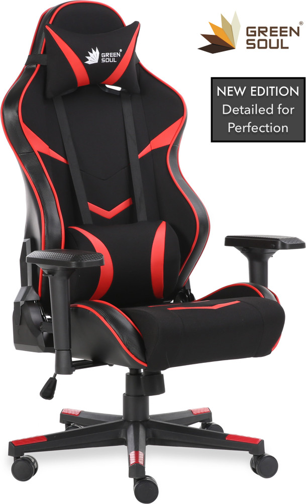 GREEN SOUL Gaming Ergonomic Chair with 180 Recline Monster Series GS 734 Leatherette Fabric Office Executive Chair Price in India Buy GREEN SOUL Gaming Ergonomic Chair with 180 Recline Monster