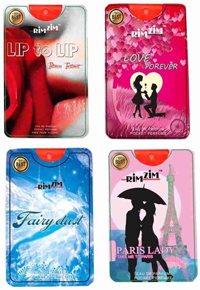 Buy RiMZiM Combo of Lip to Lip Love Forever Paris Lady Fairy Dust