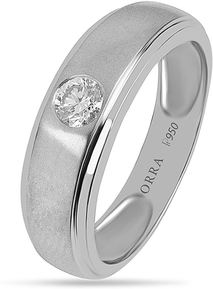 ORRA 1019681 PT950 Diamond Platinum ring Price in India Buy ORRA