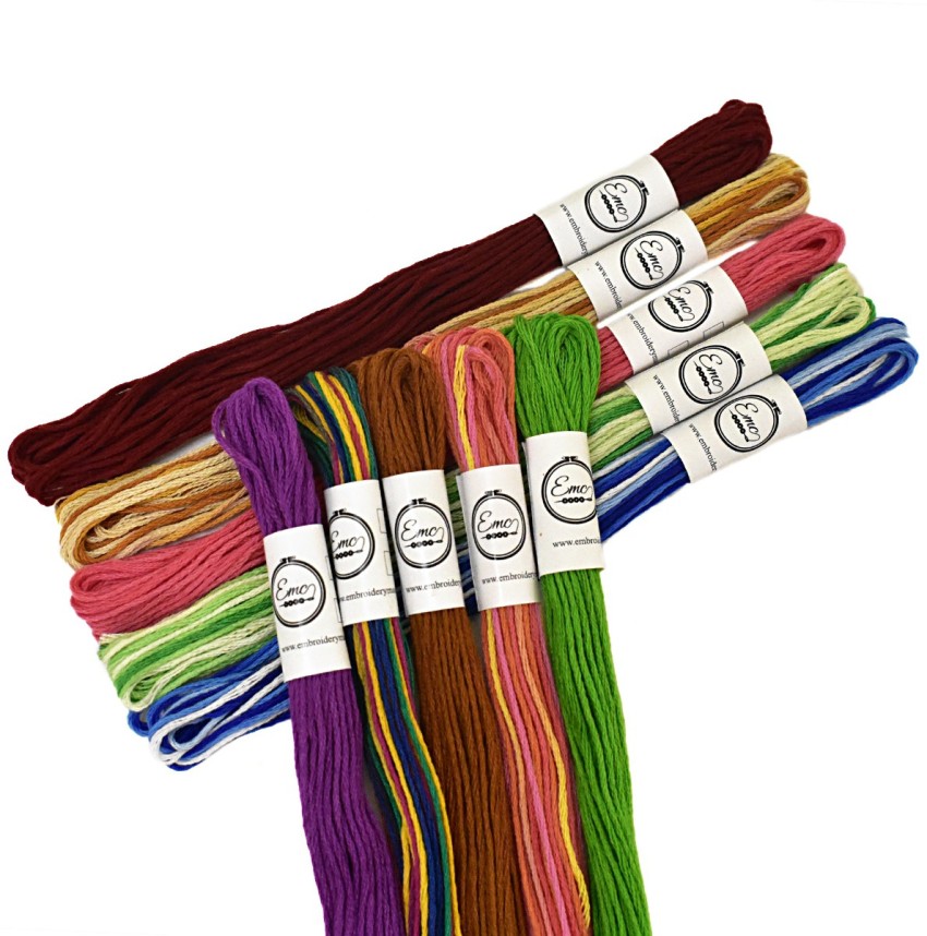 Embroiderymaterial Black Thread Price in India - Buy Embroiderymaterial Black  Thread online at