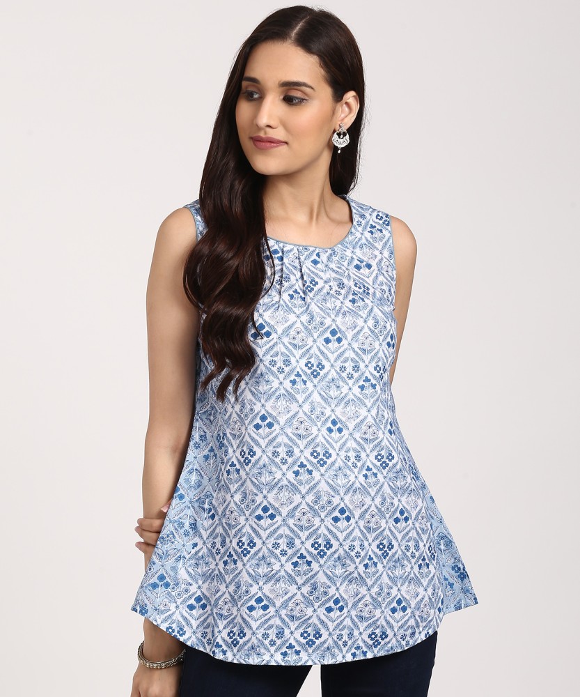 Sleeveless hot sale tops flipkart