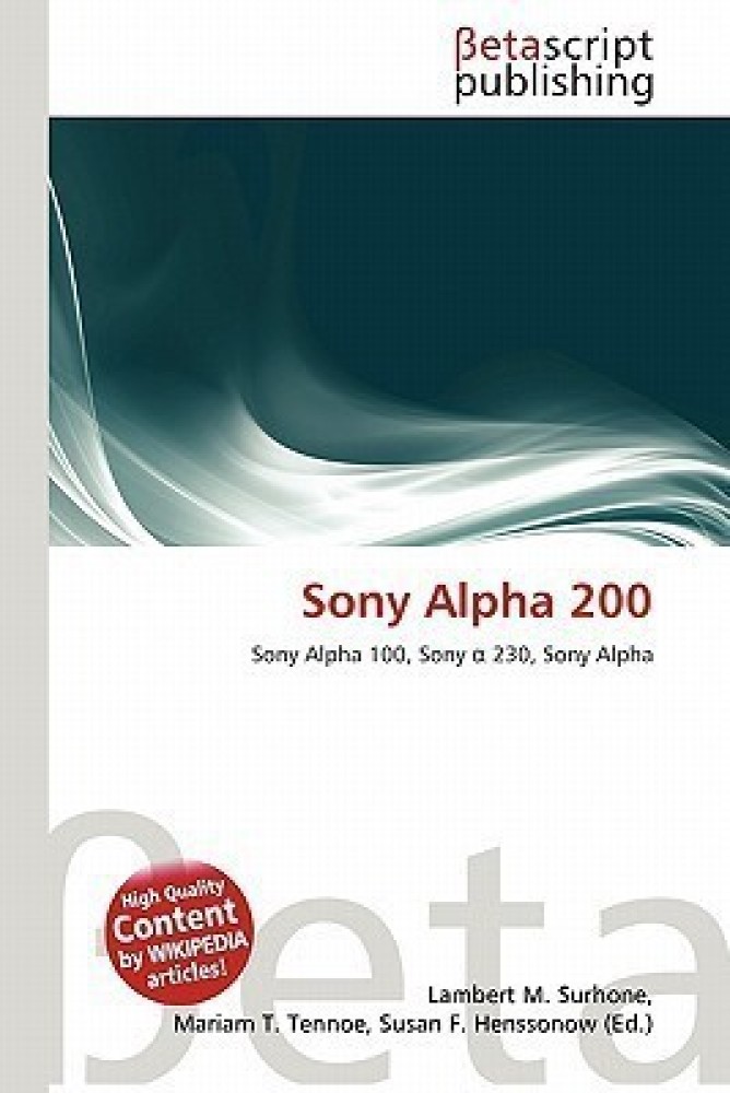 Sony Alpha 200 - Wikipedia