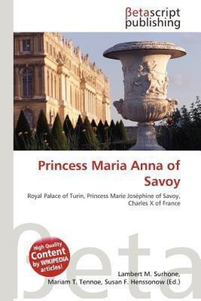 Buy Princess Maria Anna of Savoy by unknown at Low Price in India