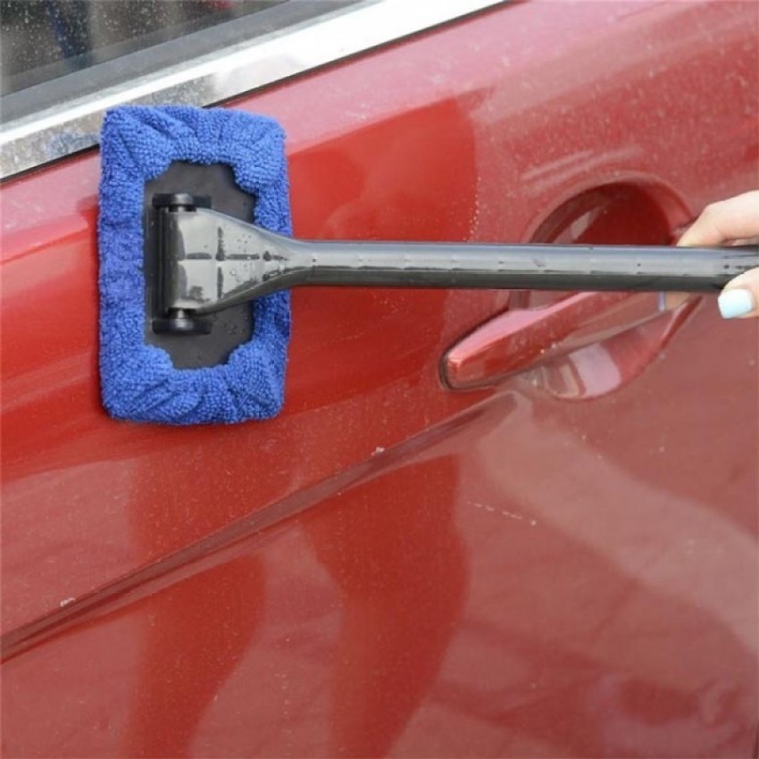 3 Pack Window Windshield Cleaning Tool Microfiber Car Wiper Cleaner Glass  Brush