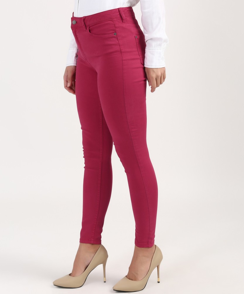 Marks and store spencer red jeans