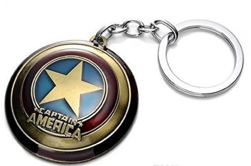 Captain america shield sales metal keychain