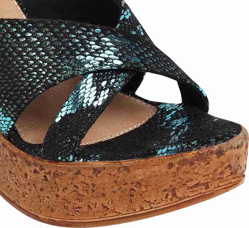 Catwalk Women Green Wedges Buy Catwalk Women Green Wedges Online