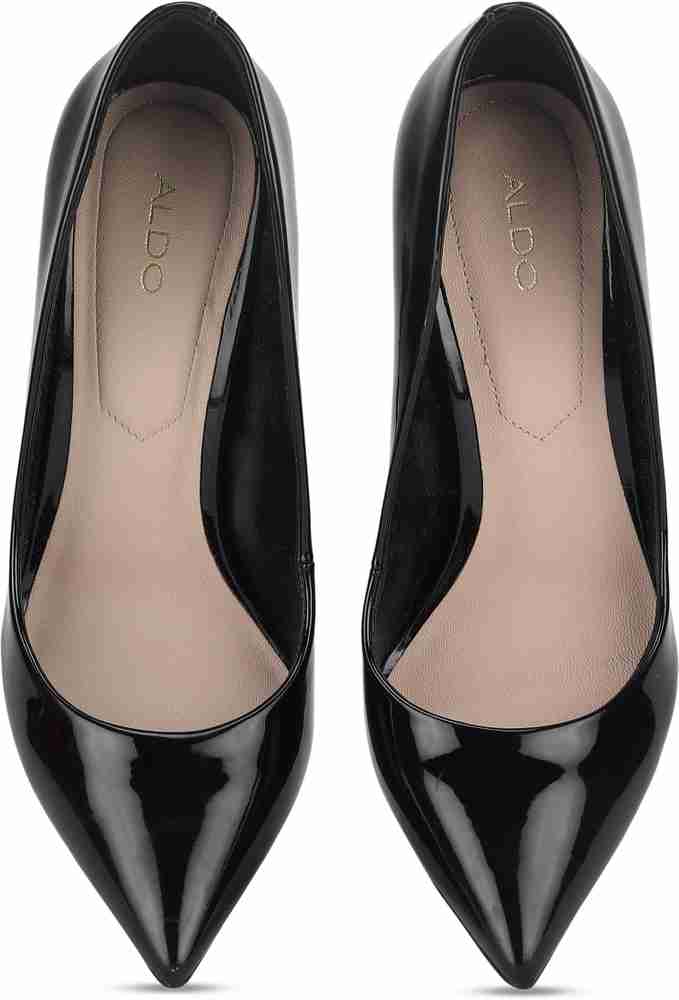 Aldo black patent shoes hot sale