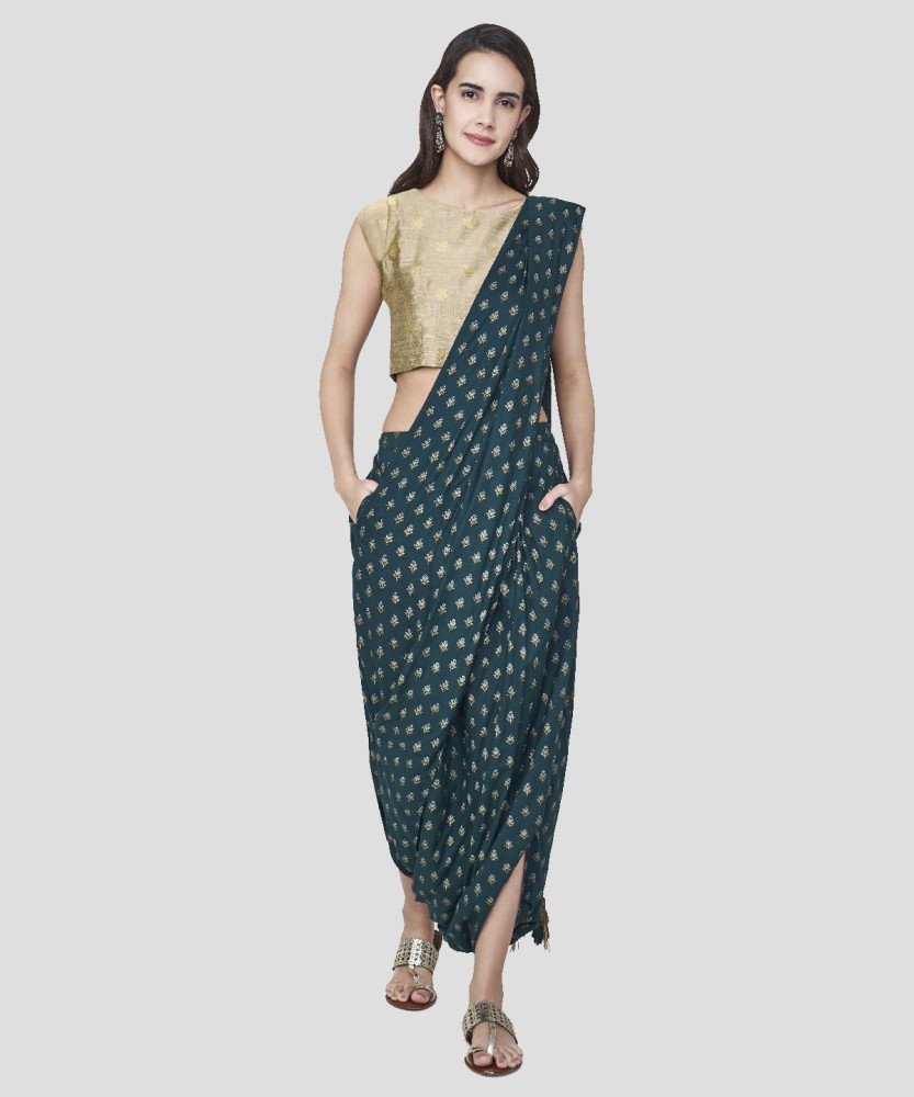 Palazzo saree cheap global desi