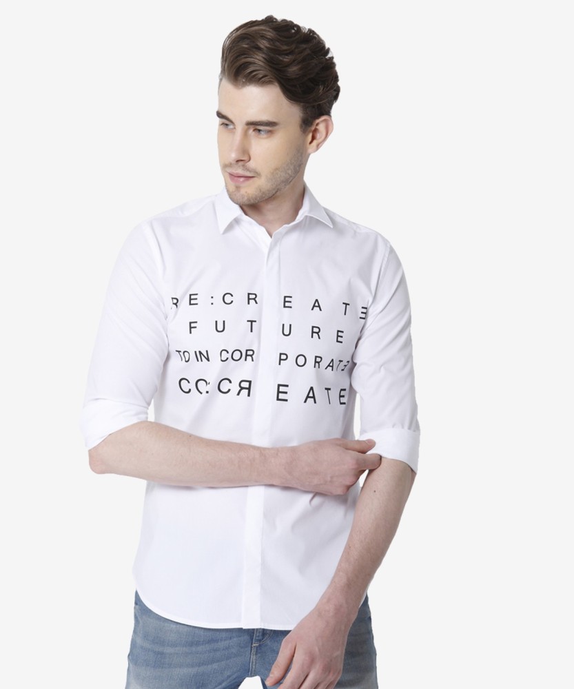 Jack and jones white hot sale shirt