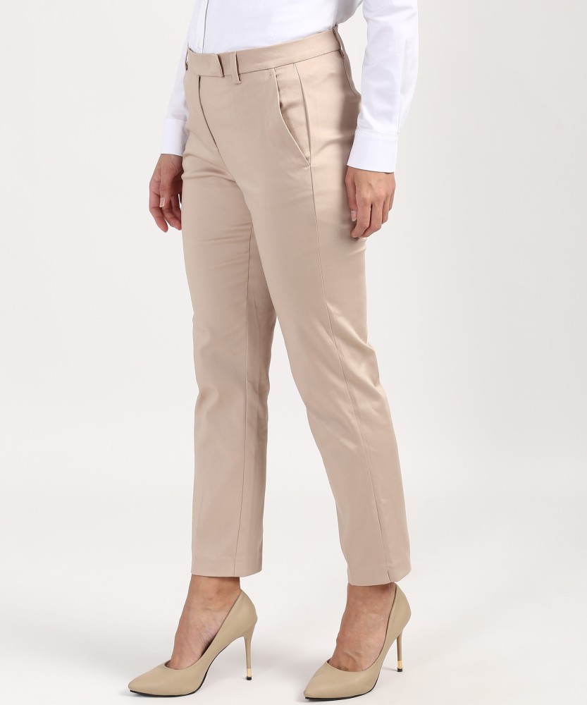 Buy Marks  Spencer Beige Super Light Weight Chino Trousers  Trousers for  Men 1212099  Myntra