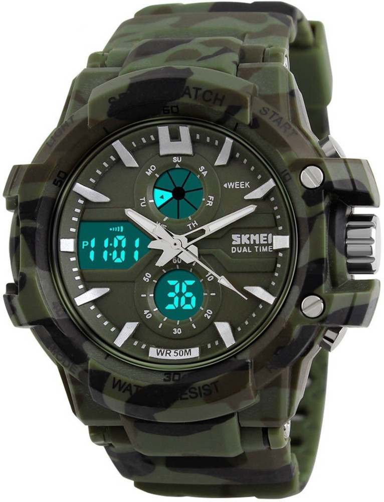 SKMEI Analog Digital Watch For Men Buy SKMEI Analog Digital Watch For Men Analogue Digital Multicolor Dial Online at Best Prices in India Flipkart