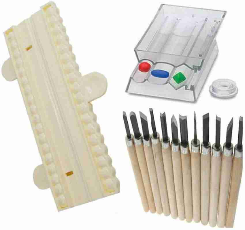 BestUBuy Bead Roller Beads Maker and 12 pcs Carving Tool for