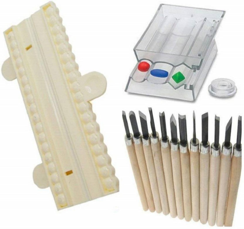 BestUBuy Bead Roller, Beads Maker and 12 pcs Carving Tool for