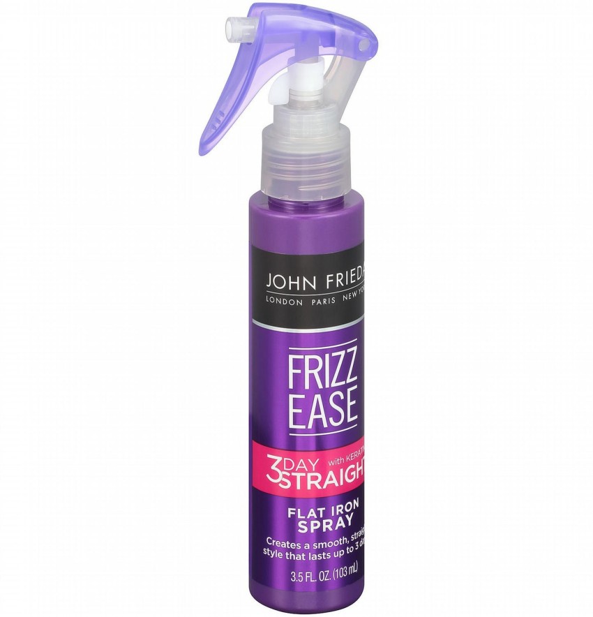 JOHN FRIEDA Frizz Ease 3 Day Straight Flat Iron Spray with Keratin Hair Spray Price in India Buy JOHN FRIEDA Frizz Ease 3 Day Straight Flat Iron Spray with Keratin Hair