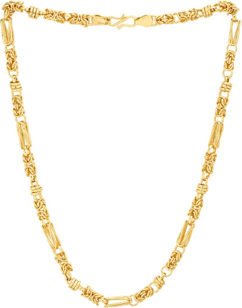 Voylla Elegant Bold Link Chain with Gold Plating Gold-plated Plated Brass  Chain Price in India - Buy Voylla Elegant Bold Link Chain with Gold Plating  Gold-plated Plated Brass Chain Online at Best