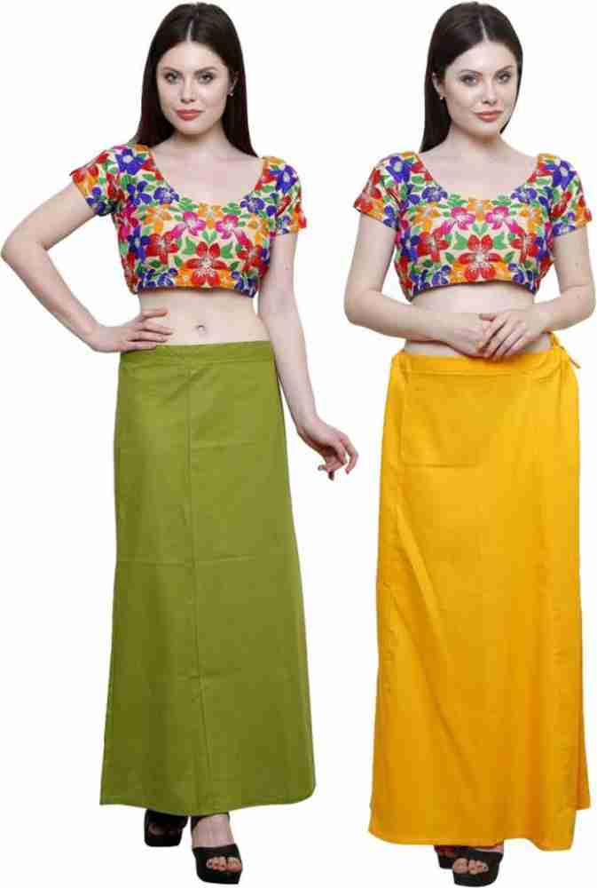 Women's Lycra Saree Shapewear Petticoat For Sarees XX-Large Mango