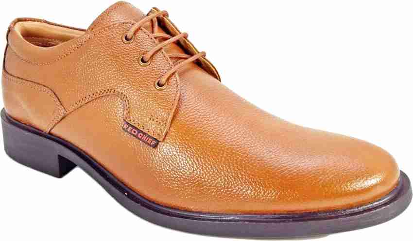Red chief on sale tan formal shoes