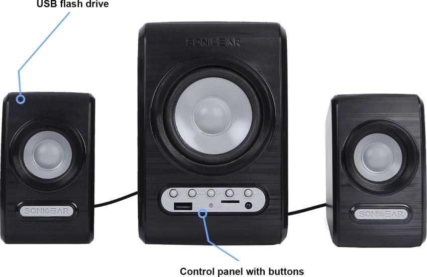 Buy Sonic Gear Sonicgear Quatro V Xtreme Bass Speakers With Remote