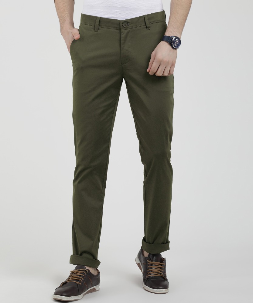 METRONAUT Slim Fit Men Pure Cotton Dark Green Trousers  Buy METRONAUT Slim  Fit Men Pure Cotton Dark Green Trousers Online at Best Prices in India   Flipkartcom