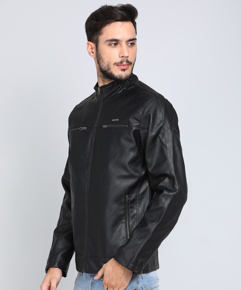 French connection sales mens leather jacket