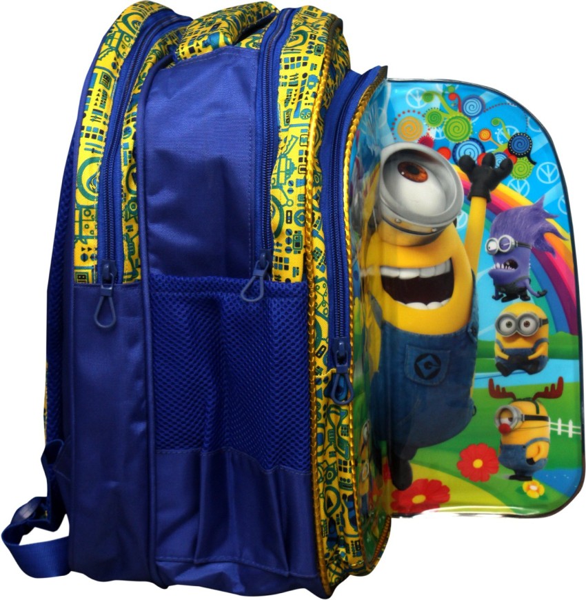 Printed Backpack Boys Minions School Bag