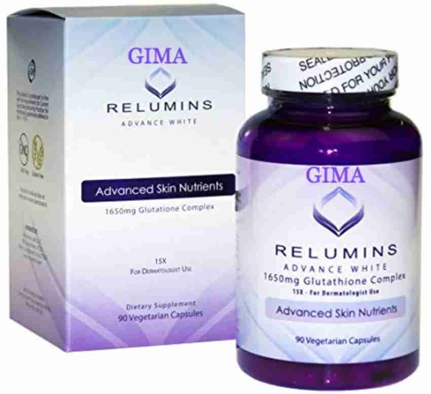 GIMA Relumins Advance White 1650mg Glutathione Complex 15x Skin