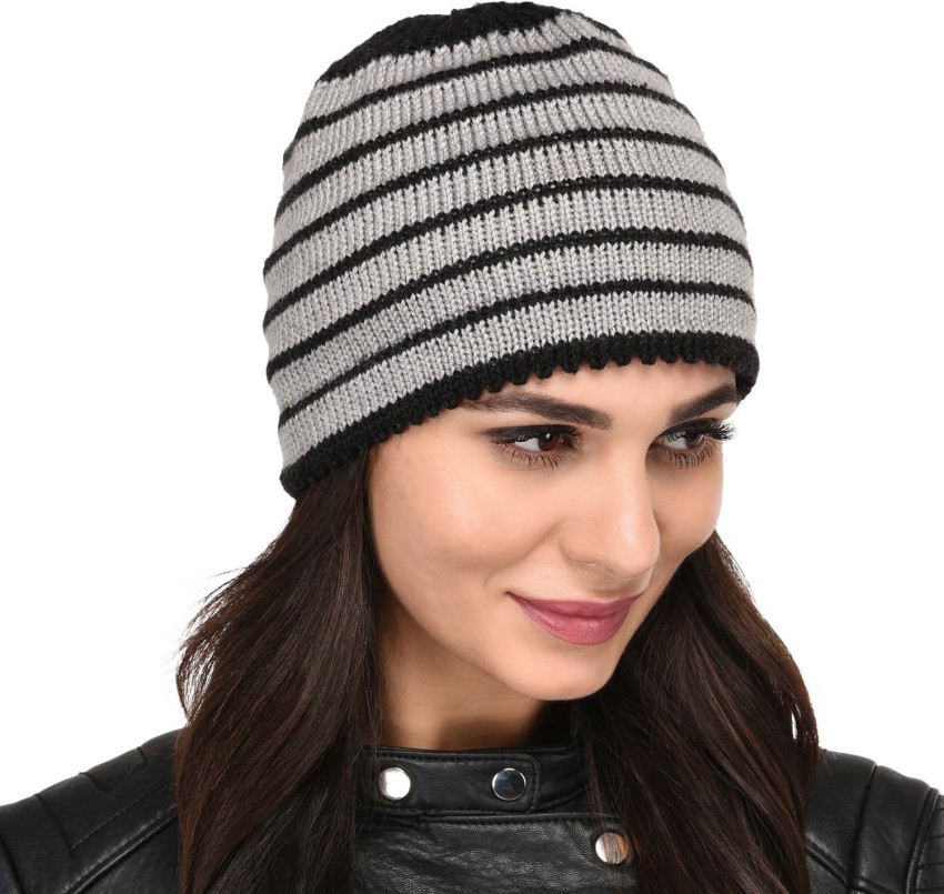 Bharatasya Olive Winter Beanie Cap: Buy Bharatasya Olive Winter Beanie Cap  Online at Best Price in India