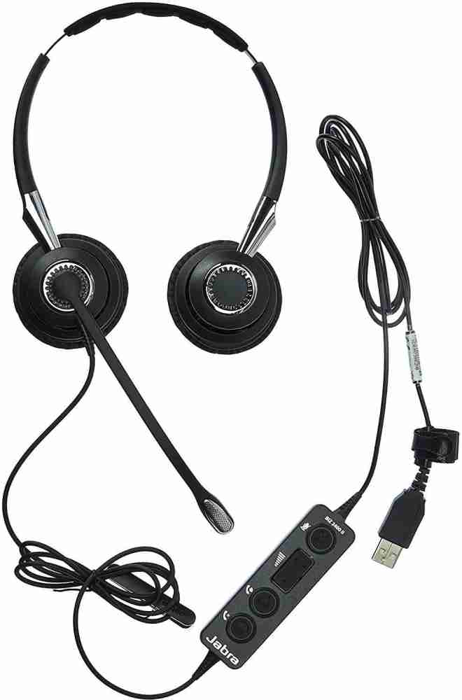 Jabra Biz 2400 II Duo USB Mic 82 NC CC UC Wired Headset Price in