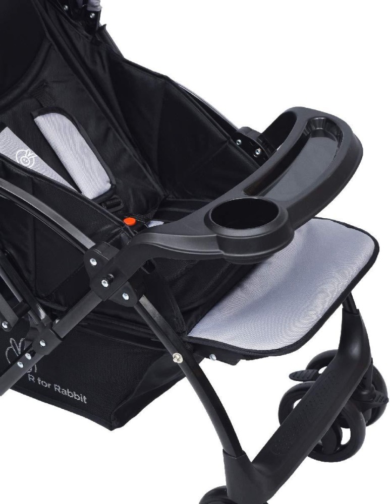 R for Rabbit Cuppy Cake Grand Baby Stroller Pram Smart Elegant Baby Stroller and Pram for Babies Black Grey Stroller Buy Stroller in India Flipkart