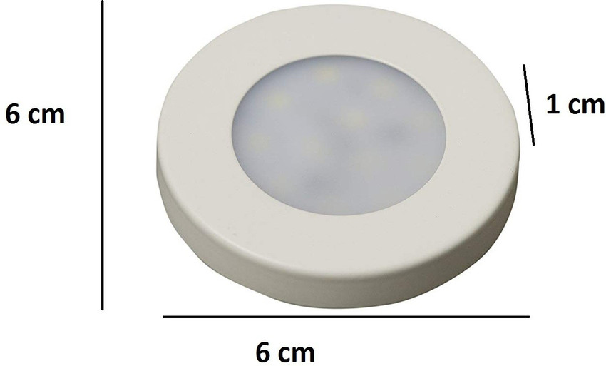 Mufasa 3 watt Led Surface Panel SLIM Round Style White 6500k