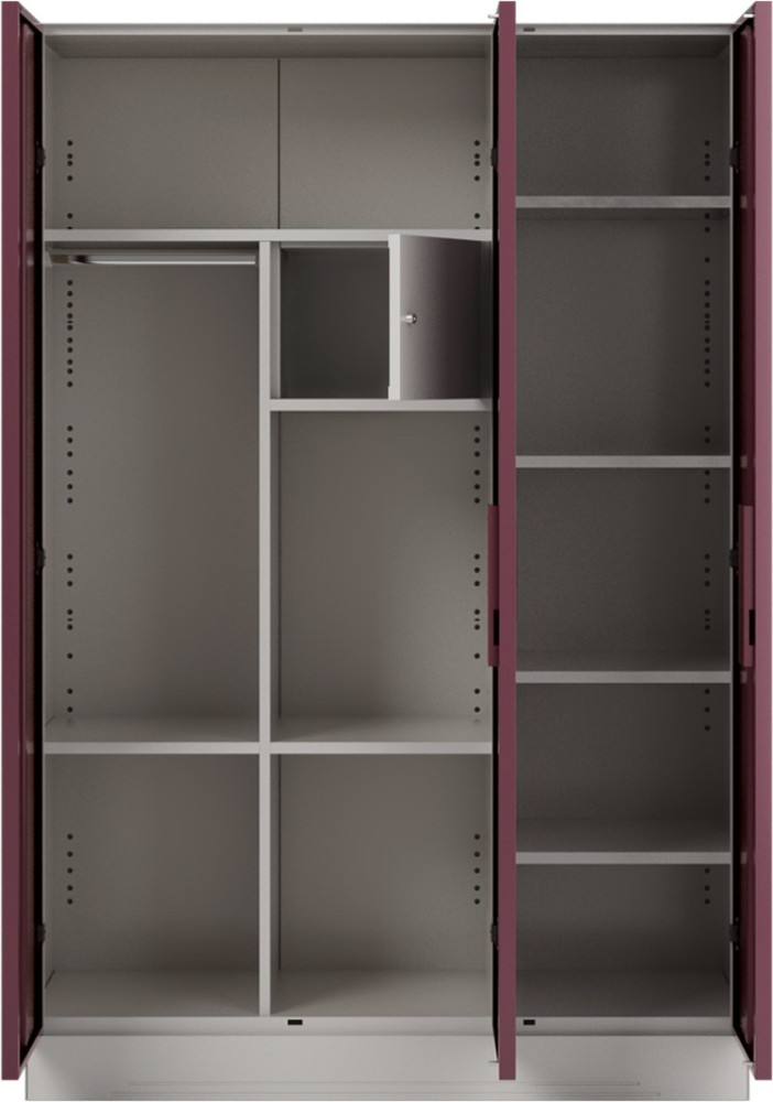 GODREJ INTERIO Slimline Fantasia 2 Door Steel Almirah in Red