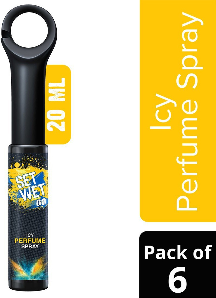 SET WET Go Icy Perfume Spray Pocket Perfume For Men Price in