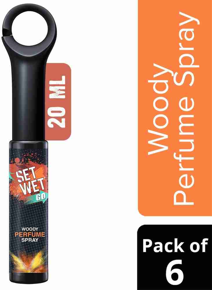 SET WET Go Woody Perfume Spray Pocket Perfume For Men