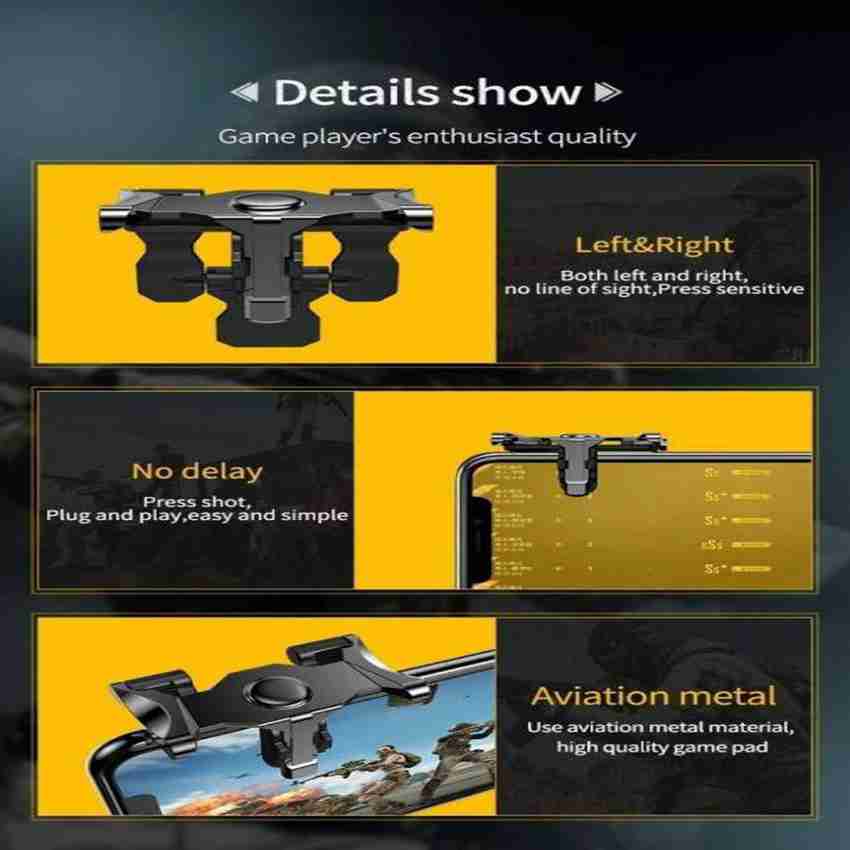 ONBN Metalic pubg Trigger for Mobile Gaming Metallic Button for