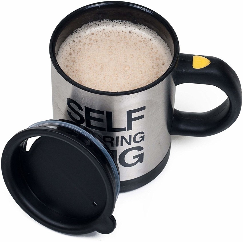 Self Stirring Mug Stainless Steel Lazy Automatic Mixing Cup Coffee Tea Milk  Gift