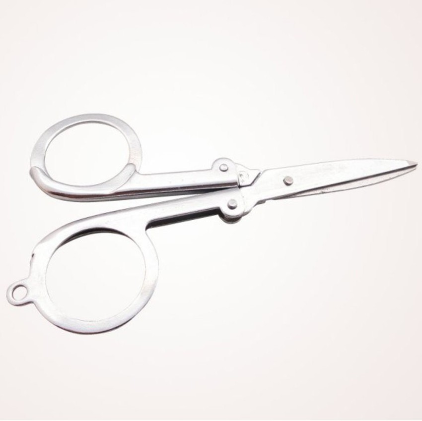 6PCS Folding Scissors, Portable Stainless Steel Travel Scissors