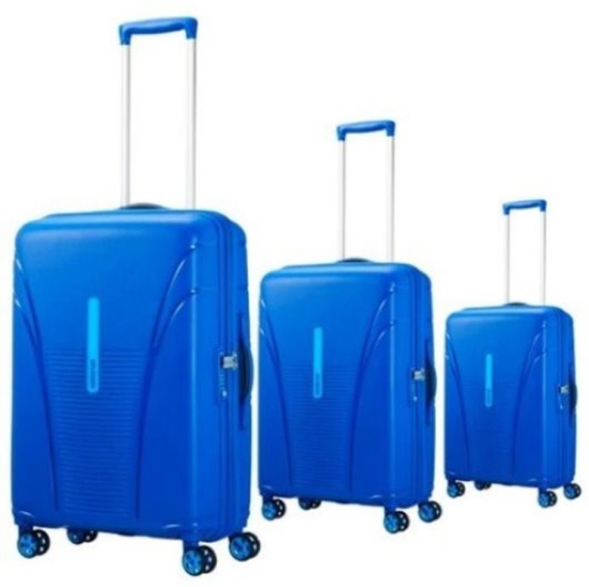 Blue Polycarbonate American Tourister Trolley Bag, for Travelling,  Size/Dimension: 79 Cm