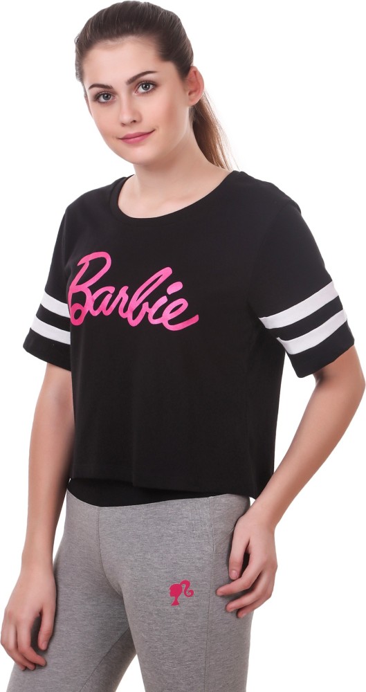 Kalivira Barbie Shirt, Barbie Outfit, Barbie Logo T Shirt, Barbie Women T Shirt | Black XL