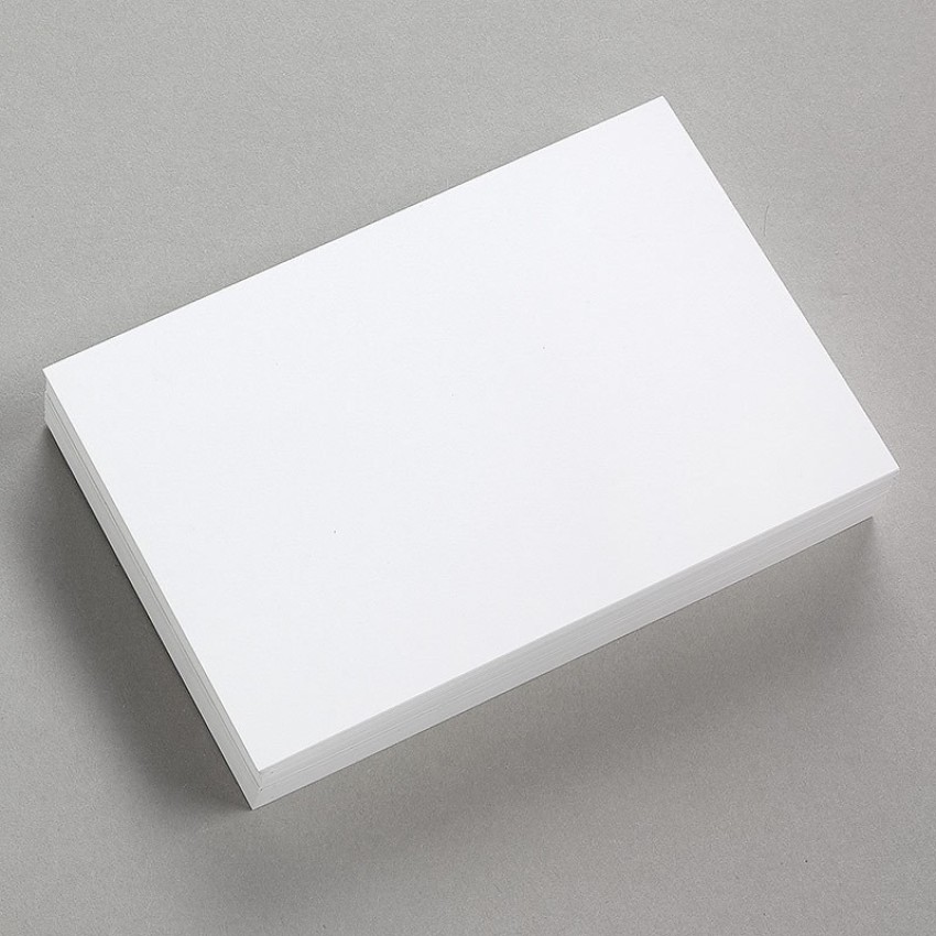 IMPRINT 100 White Card Paper Business Cards Blank for Home & Office use Can  write on and are used for various purposes Business Card Price in India -  Buy IMPRINT 100 White