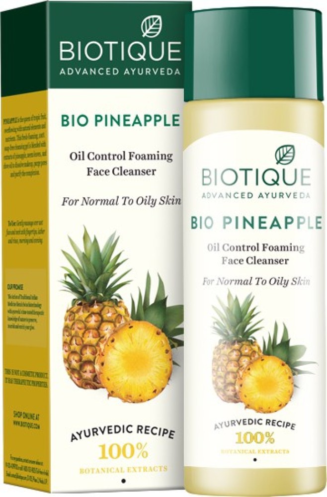 Biotique Pineapple Oil Control Foaming Face Cleanser