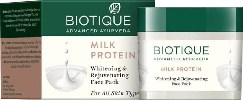 BIOTIQUE Milk Protein Instant Skin Brightening Face Pack For All Skin Type