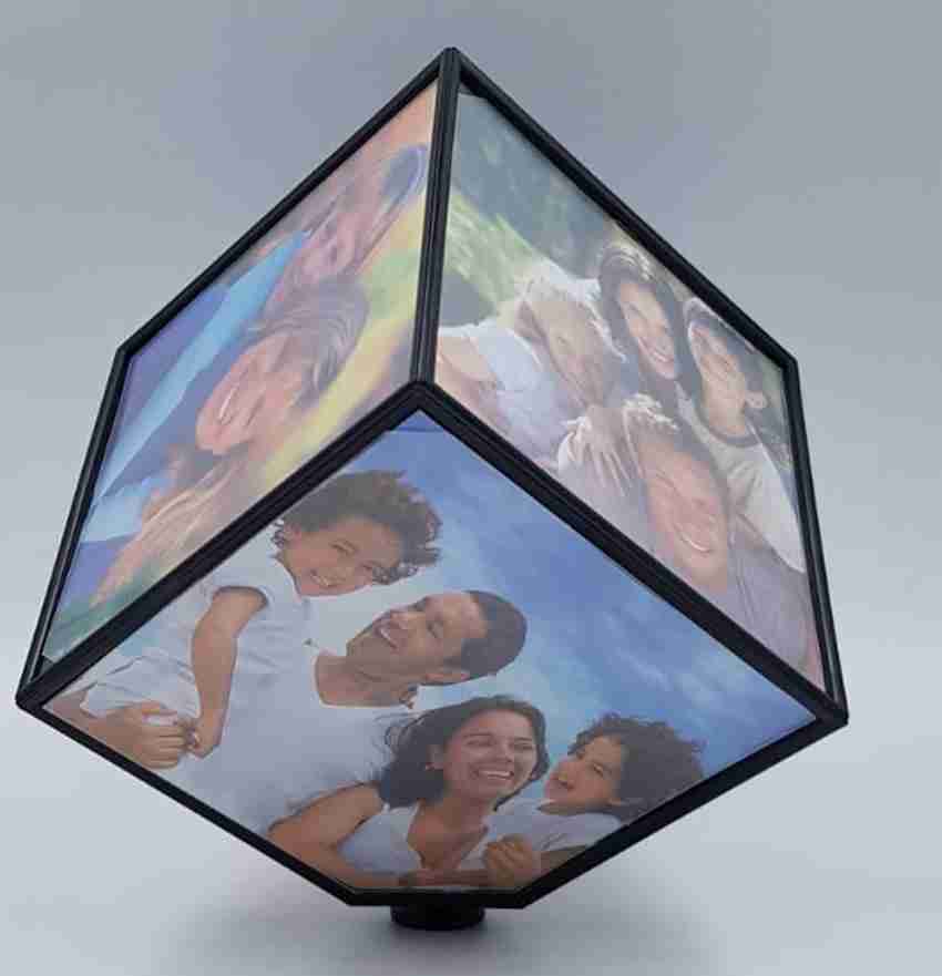 rotating photo cube Acrylic Personalized, Customized Gift Best