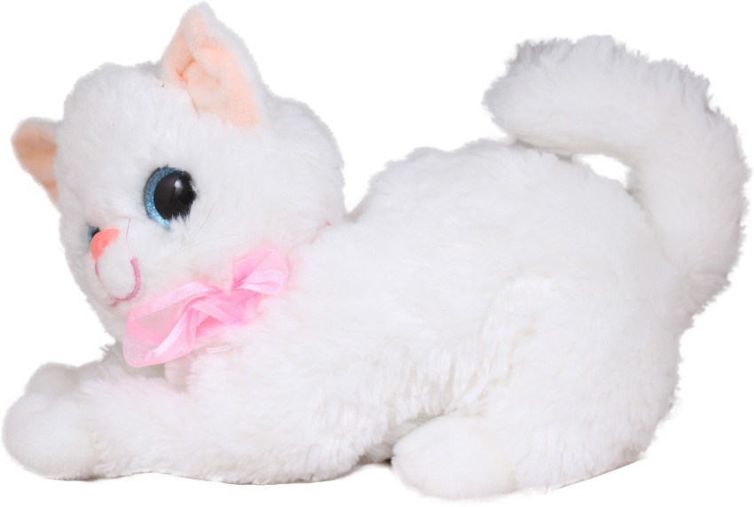 white cat doll