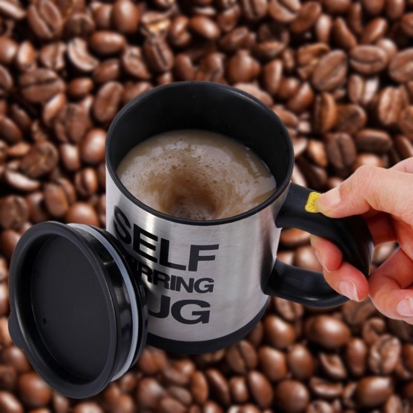 Self Stirring Coffee Cup Mugs Double Insulated Coffee Mug 400 ML