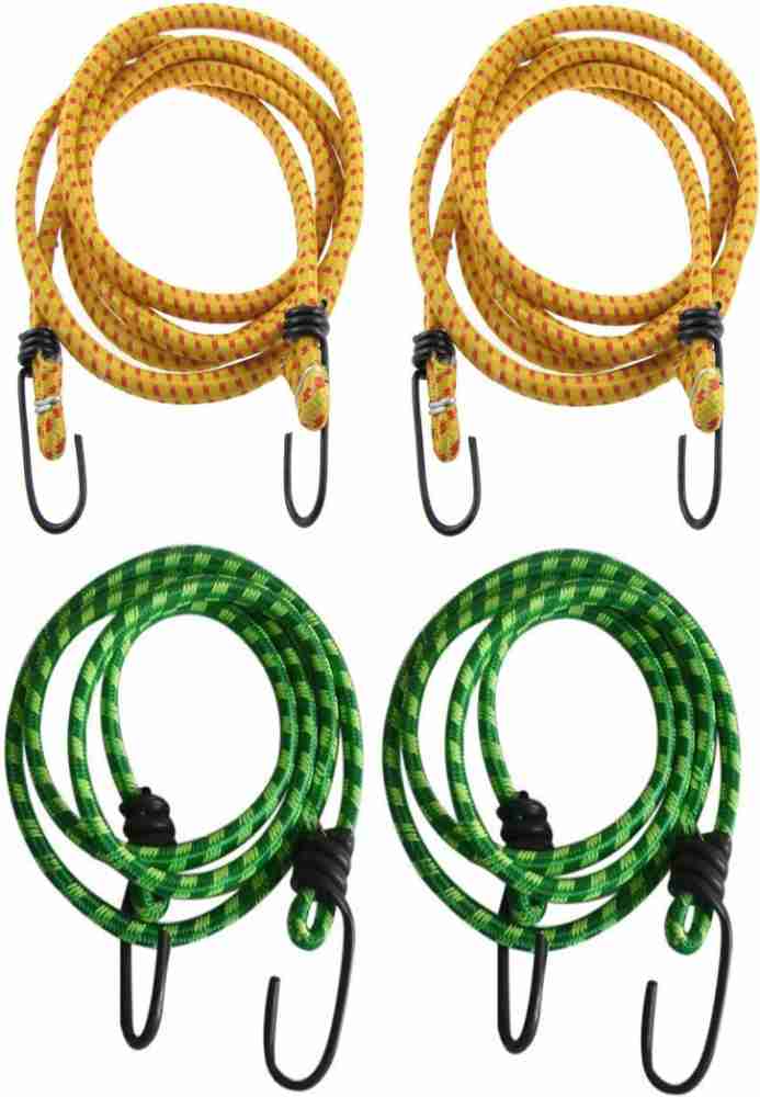 MGP FASHION High Strength Heavy Duty Elastic Rope Bungee Shock Cord Cable  Luggage with Hook Green,Yellow - Buy MGP FASHION High Strength Heavy Duty  Elastic Rope Bungee Shock Cord Cable Luggage with