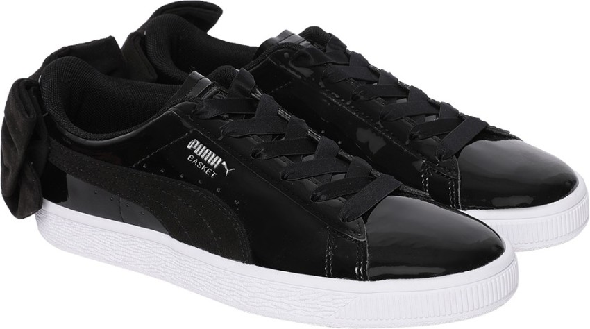 Puma basket best sale bow black