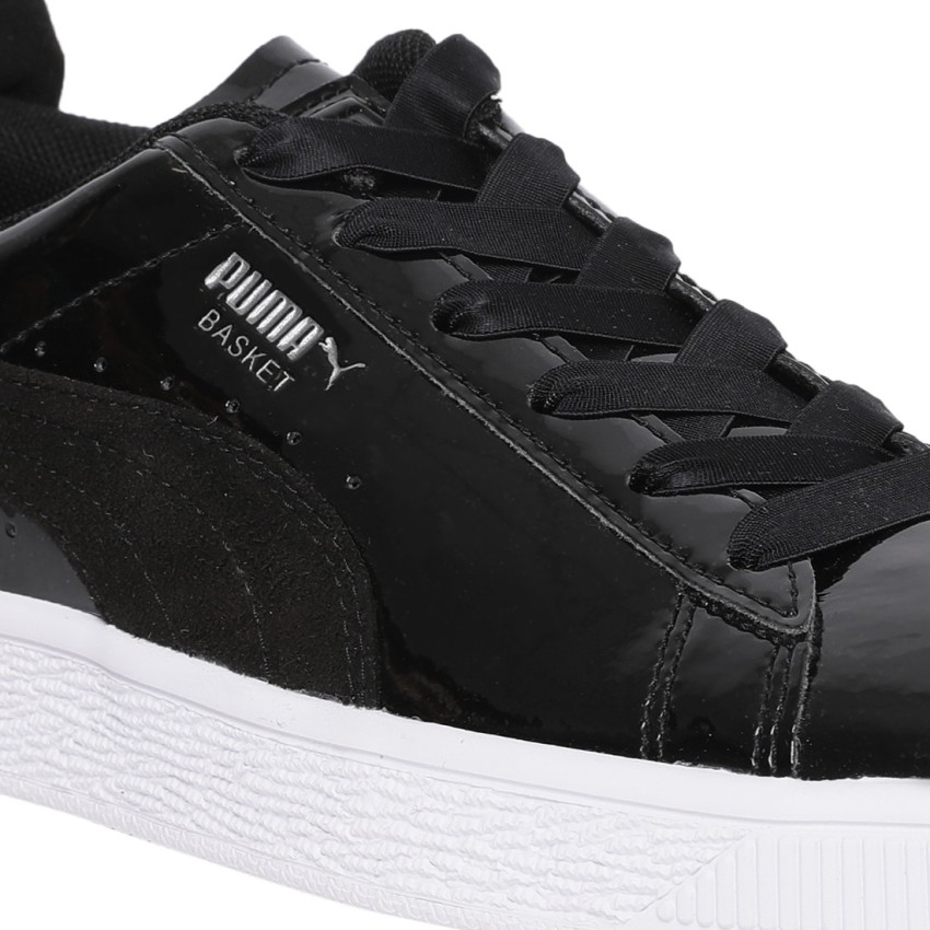 Puma basket bow clearance black